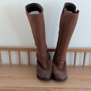 Born Chestnut Heeled Boots